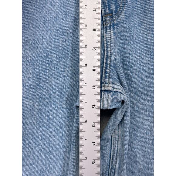 Abercrombie & Fitch Jeans 29 / 8 Womens 90s Straight High Rise Cross Button - Picture 4 of 7